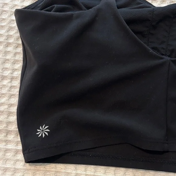 Athleta Black Stretch Sports Bralette/ tank top - Picture 4 of 4
